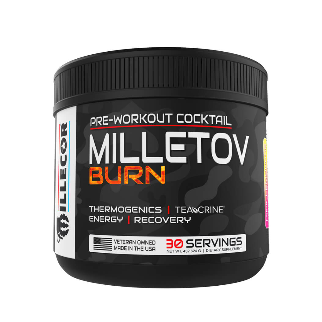 MILLETOVBurn PreWorkout + Thermogenics • MILLECOR